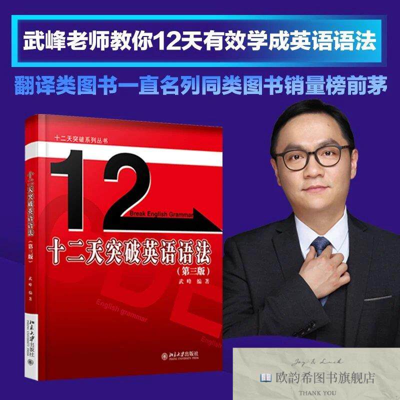 全新正版十二天突破英语语法武峰著北京大学出版社