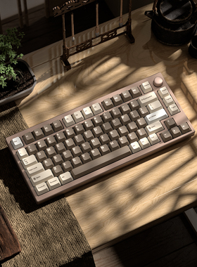 SKN青鸟75机械键盘无线三模铝坨坨客制化Gasket结构热插拔rgb套件