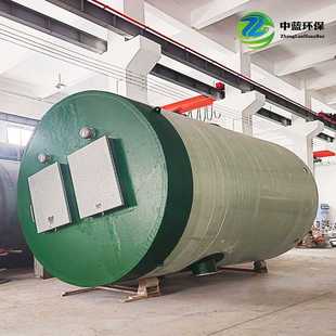 玻璃钢提升污水泵站 无人值守 一体化提升泵站 城市抗洪排水泵站