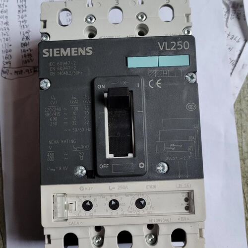 议价塑壳断路器3VL3725-2SE36-0AA03VL25003VL1600
