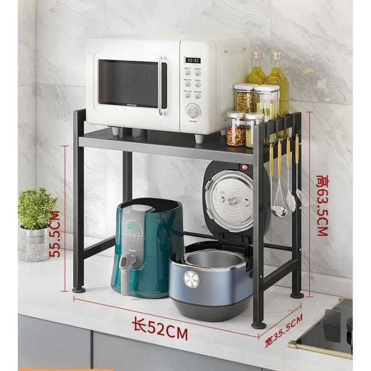 厨房置物架多层可伸缩电饭煲微波炉烤箱架空气炸锅台面收纳神器,厨房/烹饪用具,微波炉置物架,淘宝优惠券,粉丝福利购,淘宝优惠卷