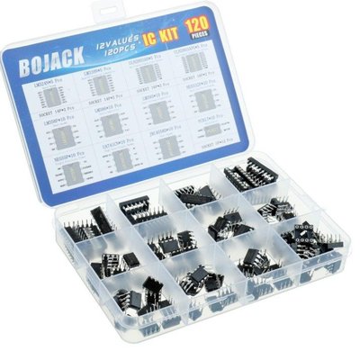 12值120PCS运算放大器定时器 光电耦合器LM324 LM339 PC817套件
