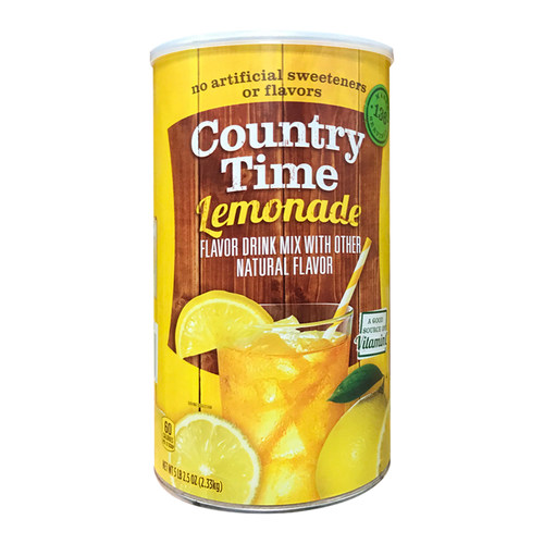 美国进口Country Time柠檬粉冲饮果汁维C浓缩速溶饮料2.33kg