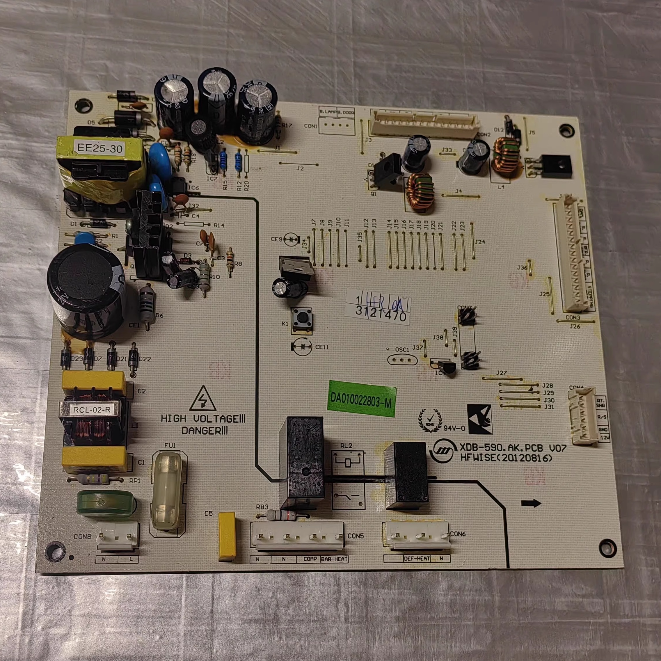 原装冰箱BCD-516-603-610电源板主板XDB-590.AK.PCB V07/V08/V09