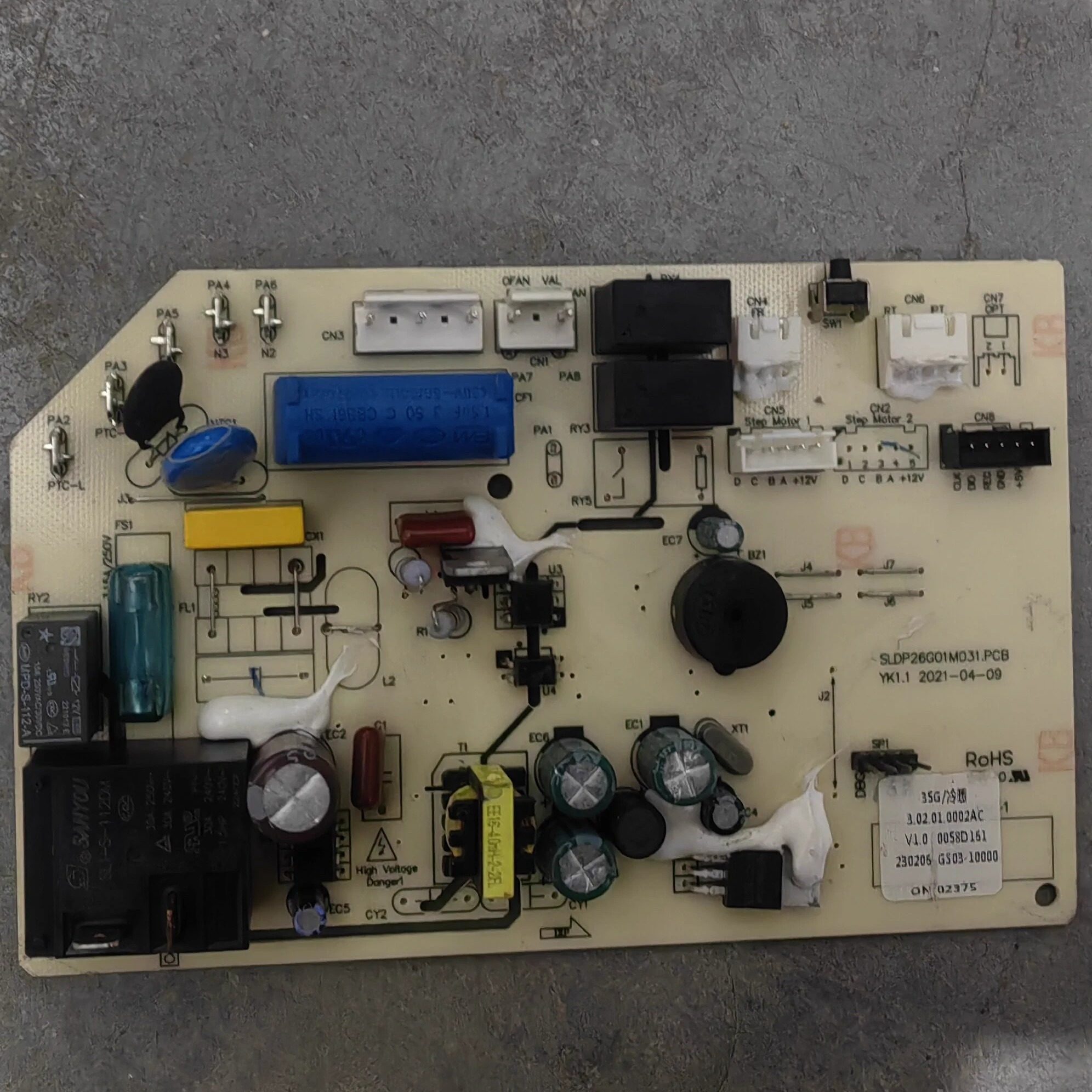 月兔空调主板SLDP26G01M031.PCB