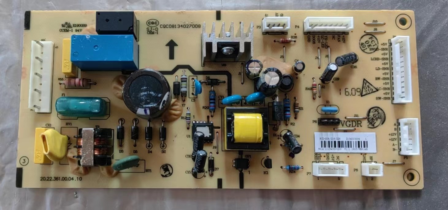 TCL冰箱电脑板BCD-206/216/226线路主板控制器电源板2104010004