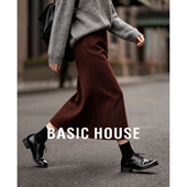 通勤百搭A字毛呢裙 百家好加厚毛呢半身裙女冬季 House 新款 Basic