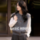显瘦坎肩无袖 百家好叠穿针织马甲背心女早春新款 上衣 House Basic