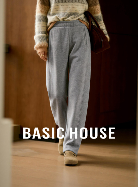 百家好加绒加厚弯刀卫裤女冬季2026新款高腰宽松保暖直筒休闲长裤