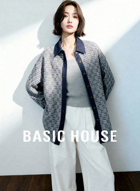 百家好牛仔拼接小香风衬衫女春季设计感外套2026新款高级感上衣