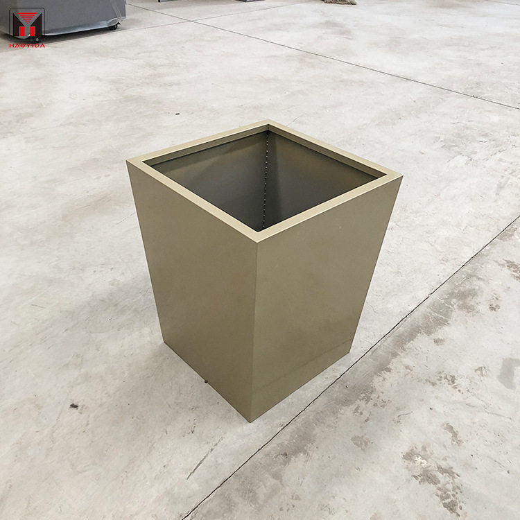 定制户外落地式不锈钢花盆小区商场办公楼简约花钵写字楼铁艺花箱,商业/办公家具,花坛/花箱,淘宝优惠券,粉丝福利购,淘宝优惠卷