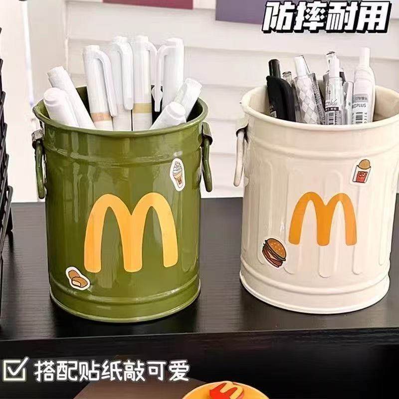 麦门笔筒复古高颜值多功能创意小笔桶办公室文具学生化妆刷收纳桶,文具电教/文化用品/商务用品,笔筒,淘宝优惠券,粉丝福利购,淘宝优惠卷