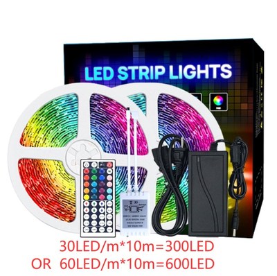 Waterproof 5050LED Strip Lights Kit RGB Controller Christmas
