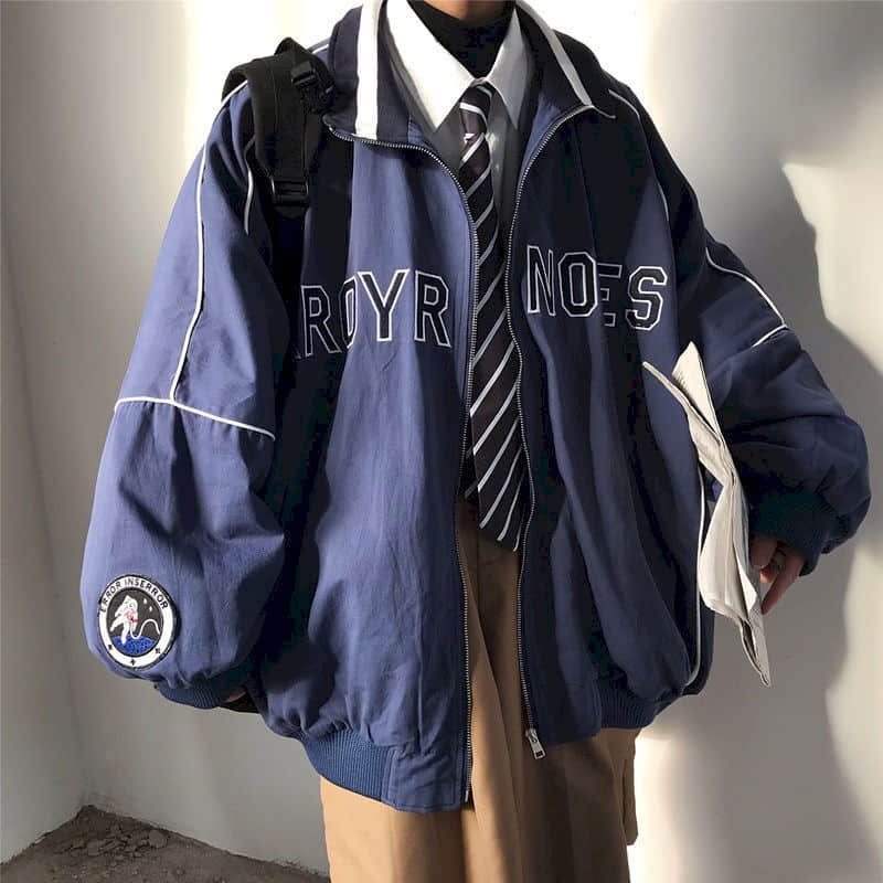 2026spring letter jacket new all match preppy style basebal
