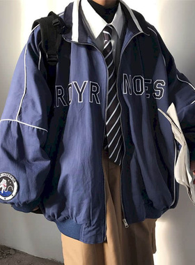 2025spring letter jacket new all match preppy style basebal