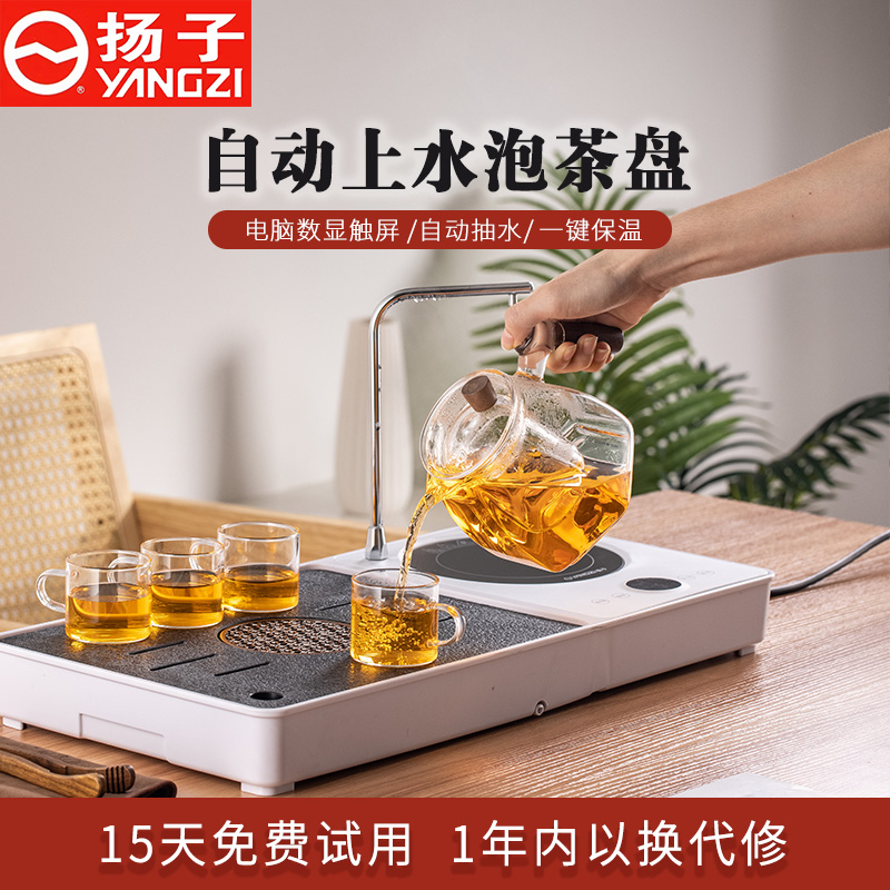 扬子电陶炉煮茶器煮茶炉自动上水泡茶机一体式全自动电茶炉茶饮机