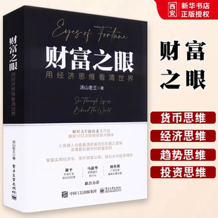 起点 教程教材书籍 汤山老王 趋势思维 投资思维 社 用经济思维看清世界 电子工业出版 社会现象即经济现象 正版 理解财富 财富之