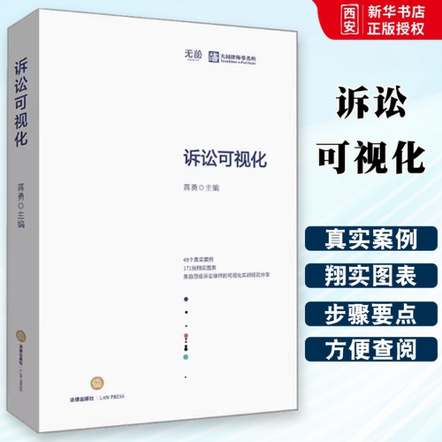 正版诉讼可视化 蒋勇 可视化实战经验分享 49个真实案例171张翔实图表 法律出版社 天同律师事务所三大诉讼法宝 可视化应用方法论