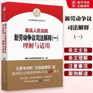 社 正版 最高人民法院新勞動(dòng)爭議司法解釋一理解與適用 人民法院出版 新勞動(dòng)爭議法律實(shí)務(wù)工具書 最高人民法院民事審判第一庭