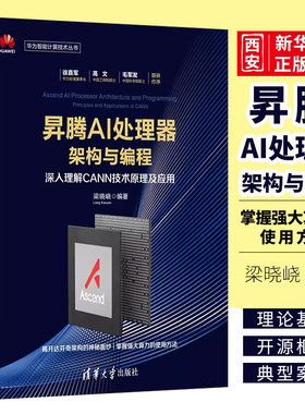 正版昇腾AI处理器架构与编程 深入理解CANN技术原理及应用 清华大学出版社 AI处理器原理架构与开发技术详解分析教程书籍