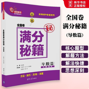 正版全国卷满分秘籍 导数篇 张永辉 王安平 张杰 田伟锋 张宏卫 余臣 清华大学出版社 洞穿高考数学辅导丛书