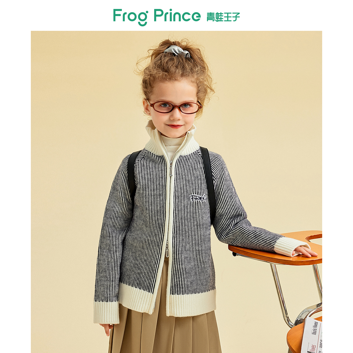 【安哥拉】青蛙王子女童秋季毛衣