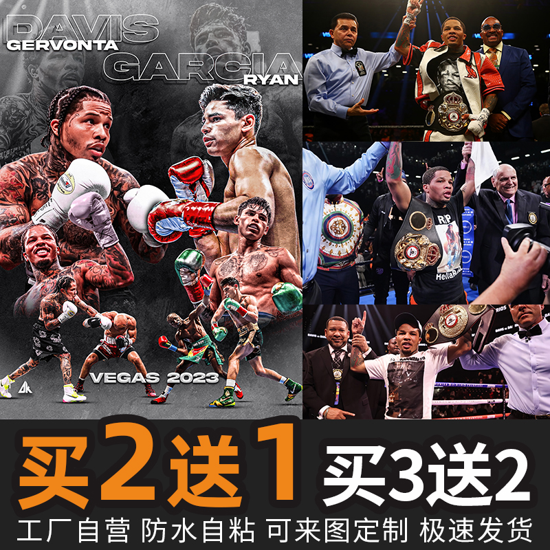 拳王坦克戴维斯海报拳击馆搏击UFCMMA格斗励志墙贴壁纸装饰画3633