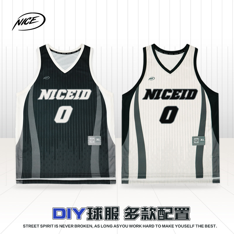 美式复古耐撕街头球衣定制NICEID图片