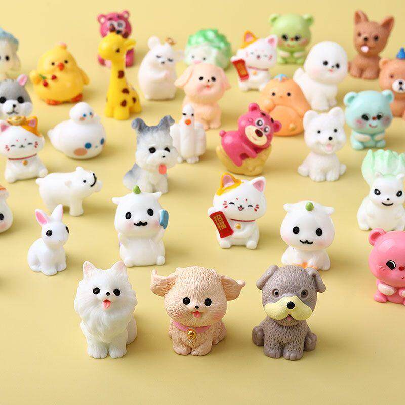 仿真小动物盲袋可爱卡通儿童玩具小狗小猫小兔子独立包装摆件