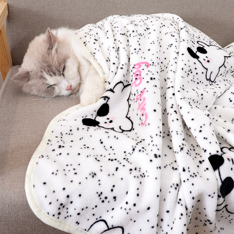 猫咪毯子冬季保暖猫垫子睡觉用狗睡垫小毛毯地垫地毯猫窝专用被子