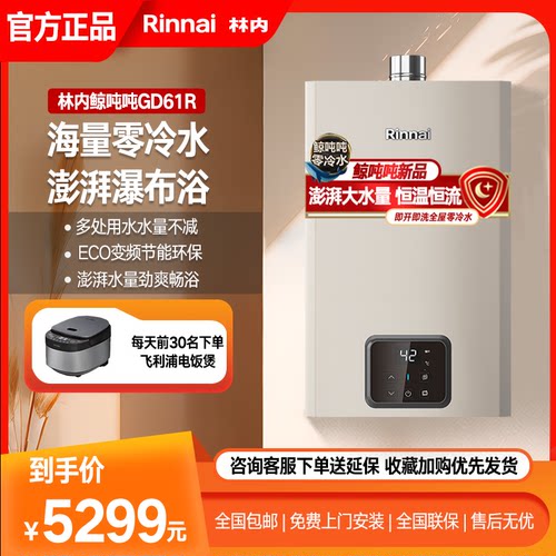 林内全屋零冷水20升强排小身材