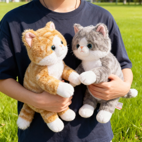 仿真猫咪玩偶小猫毛绒公仔儿童睡觉安抚布娃娃送男女友生日礼物