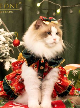 BITEONE【斯嘉丽之愿】2023新款圣诞公主裙猫咪狗狗衣服限量预售
