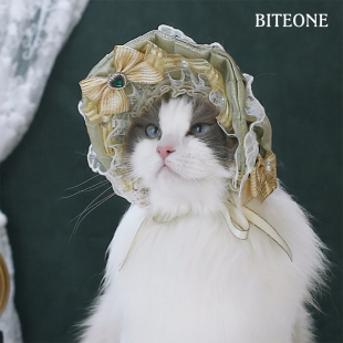 BITEONE【绿野仙踪】复古轻奢精致重工波奈特帽子