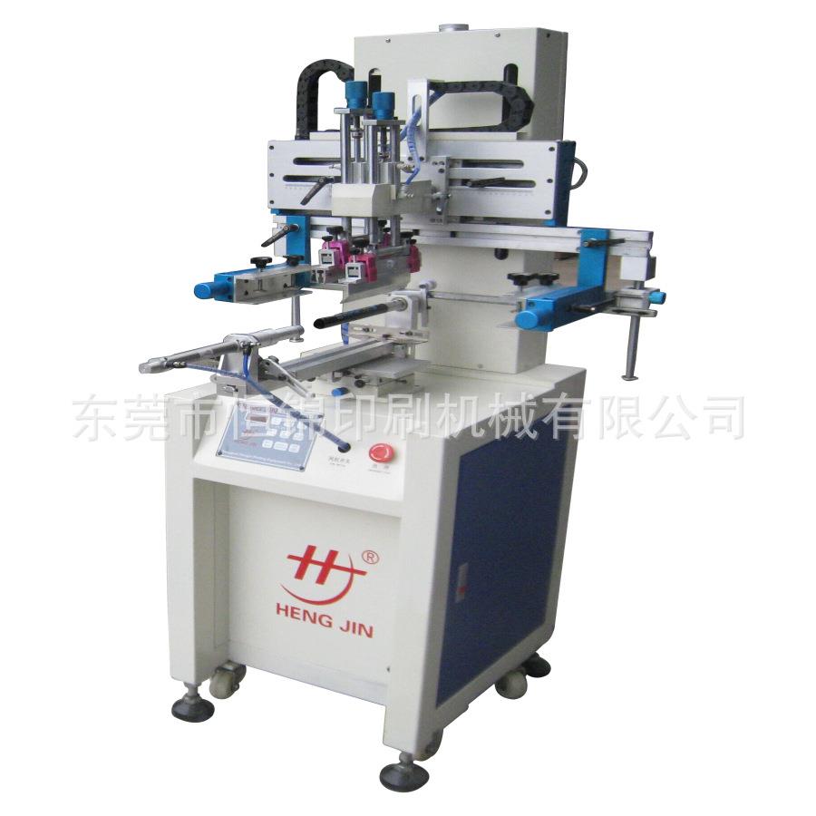 香水瓶圆面丝印机 玻璃瓶印刷机 半自动平圆 曲面丝印机 厂家