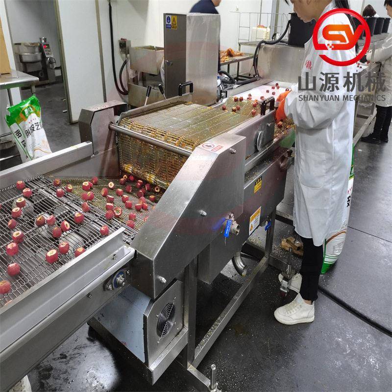 山源牌糖葫芦裹糖浆机器冻干山楂裹脆糖机器贝贝南瓜块挂糖机