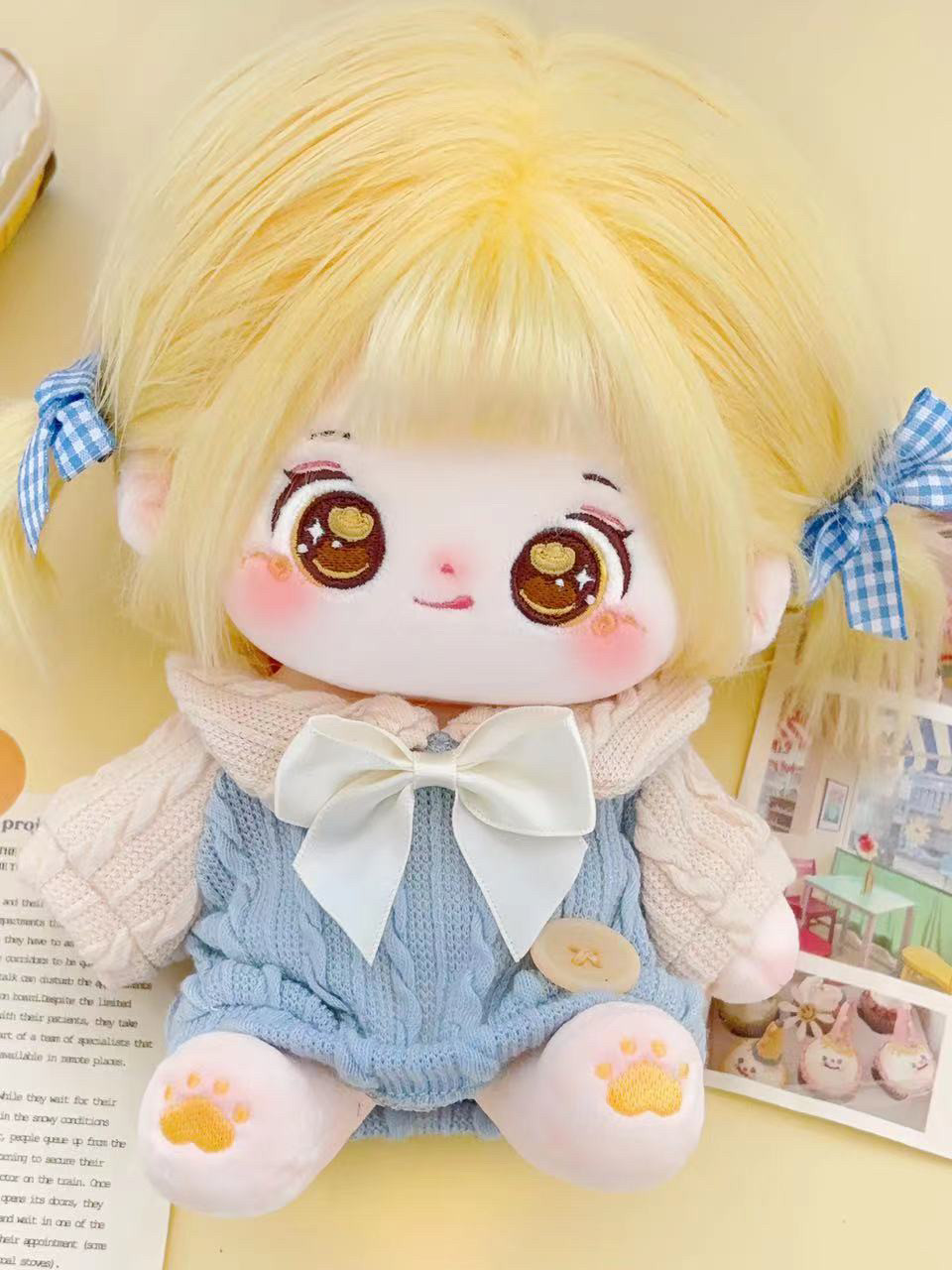[TIANCAI] 드림 시티  면 인형 여성 20CM  옷 귀여운 인형 봉제 인형