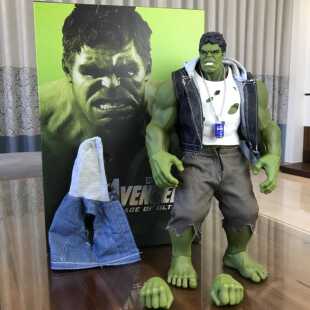 复联绿巨人钢铁侠蜘蛛侠手办玩具浩克绿人关节可动模型礼物送男生