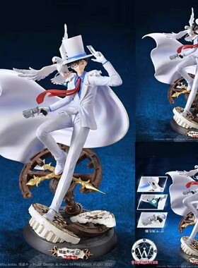 名侦探柯南火凤凰GK怪盗基德黑羽快斗双头雕 盒装手办模型摆件