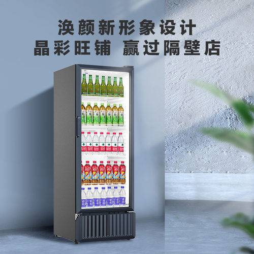 海尔239/309/339L升冷藏展示柜冰柜单门商用饮料柜超市保鲜柜