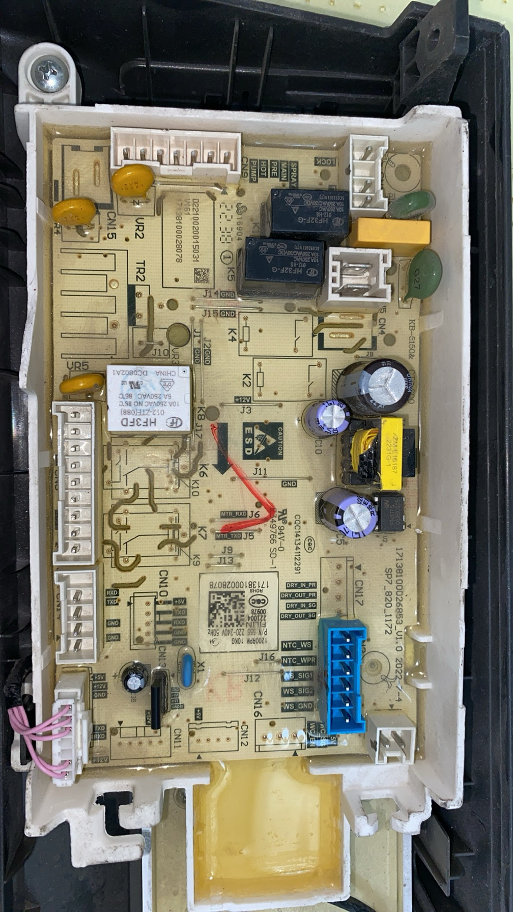 17138100028078适用小天鹅洗衣机TD100M01T TG100V615T电脑板主板