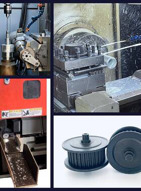 山东厂家直销45#钢标同步带轮5 5M SM XL H同步 轮JVT可制作非皮