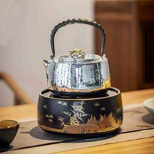 新款 泡茶炉漆器好多鱼 龙隐斋电陶炉煮茶器 静音家用迷你小型台式