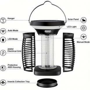 ⑥I 741 Solar Bug Zapper Outdoor
