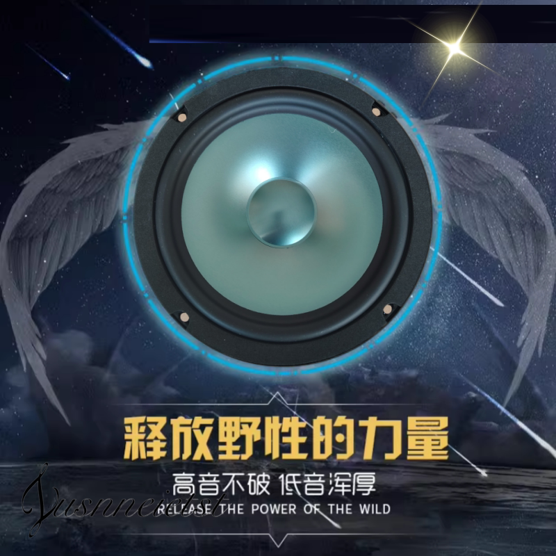 林汽车音响6.5寸重高中低音炮车载喇叭高音头无损改装