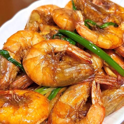 特色油爆虾熟食皮脆肉香