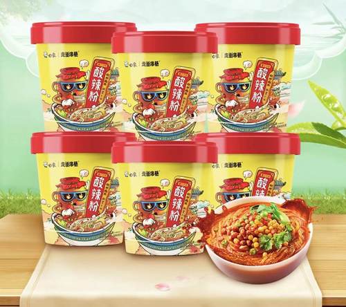 白象酸辣粉桶装重庆风味方便