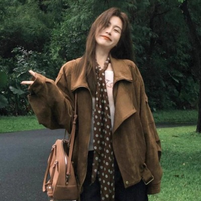 法式复古波点丝巾女系脖长条