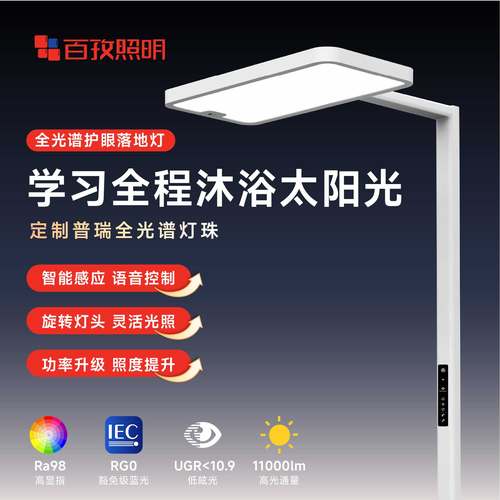 【Max+版】百孜落地护眼灯大路灯立式台灯学习专用儿童学生阅读灯