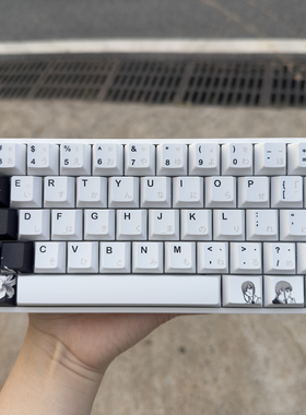 Makima 花朵玛琪码 pbt 五面热升华键帽